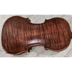 ANTICO VIOLINO con ARCHETTO epoca XIX sec STRUMENTO MUSICALE Old Violin CUSTODIA