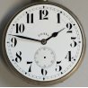 GRANDE ANTICO OROLOGIO TASCA 8 days EPOCA '900 OLD POCKET WATCH taschino ø 65 mm