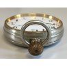 GRANDE ANTICO OROLOGIO TASCA 8 days EPOCA '900 OLD POCKET WATCH taschino ø 65 mm