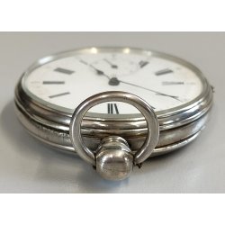 ANTICO OROLOGIO TASCA ARGENTO epoca 800 TASCHINO Old Pocket Watch CARICA CHIAVE