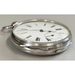 ANTICO OROLOGIO TASCA ARGENTO epoca 800 TASCHINO Old Pocket Watch CARICA CHIAVE