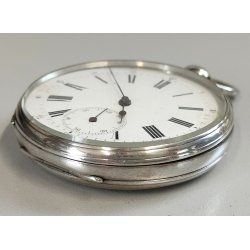 ANTICO OROLOGIO TASCA ARGENTO epoca 800 TASCHINO Old Pocket Watch CARICA CHIAVE