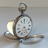 ANTICO OROLOGIO TASCA ARGENTO 800 epoca 900 TASCHINO Old Pocket Watch MONTRE