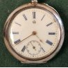 ANTICO OROLOGIO TASCA ARGENTO 800 epoca 900 TASCHINO Old Pocket Watch MONTRE