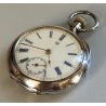 ANTICO OROLOGIO TASCA ARGENTO 800 epoca 900 TASCHINO Old Pocket Watch MONTRE
