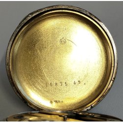 ANTICO OROLOGIO TASCA ARGENTO 800 epoca 900 TASCHINO Old Pocket Watch MONTRE