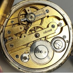 ANTICO OROLOGIO TASCA ARGENTO 800 epoca 900 TASCHINO Old Pocket Watch MONTRE