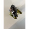 SCULTURA CERAMICA VINTAGE CANE SEDUTO STILIZZATO FIRMATA Verzolini ANNI '70
