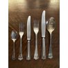 SERVIZIO POSATE VINTAGE Sambonet Mod. "210" PER 12 pers. BAULETTO LEGNO ART DECò