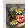 ANTICO QUADRO DIPINTO OLIO TELA FIORI NATURA MORTA PINO PESSINA DA CASTANEDO 900