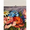 ANTICO QUADRO DIPINTO OLIO TELA FIORI NATURA MORTA PINO PESSINA DA CASTANEDO 900
