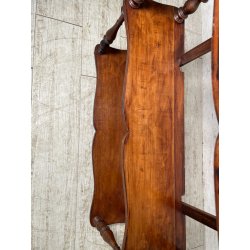 ANTICA PICCOLA ETAGERE DA MURO legno NOCE EPOCA '800 libreria ALZATA mensole