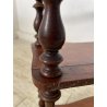 ANTICA PICCOLA ETAGERE DA MURO legno NOCE EPOCA '800 libreria ALZATA mensole