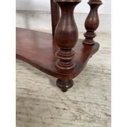 ANTICA PICCOLA ETAGERE DA MURO legno NOCE EPOCA '800 libreria ALZATA mensole