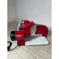 ANTICA RARA AFFETTATRICE BERKEL 114 ROSSA ANNI 50 FUNZIONANTE ORIGINALE D'EPOCA
