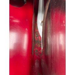 ANTICA RARA AFFETTATRICE BERKEL 114 ROSSA ANNI 50 FUNZIONANTE ORIGINALE D'EPOCA