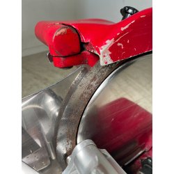 ANTICA RARA AFFETTATRICE BERKEL 114 ROSSA ANNI 50 FUNZIONANTE ORIGINALE D'EPOCA