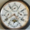 ANTICO OROLOGIO TASCA Goliat '800 Triplo Calendario Fasi lunari OLD POCKET WATCH