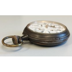 ANTICO OROLOGIO TASCA Goliat '800 Triplo Calendario Fasi lunari OLD POCKET WATCH