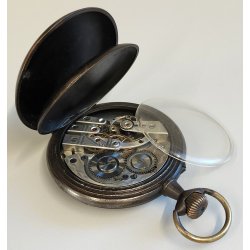 ANTICO OROLOGIO TASCA Goliat '800 Triplo Calendario Fasi lunari OLD POCKET WATCH