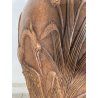 GRANDE VASO LIBERTY H 120 CM TERRACOTTA ANFORA DECORO FENICOTTERI AIRONI ANNI 30