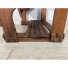 ANTICO PICCOLO BANCHETTO DA SCUOLA ASILO IN LEGNO EPOCA '900 CALAMAIO BANCO