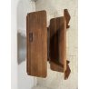 ANTICO PICCOLO BANCHETTO DA SCUOLA ASILO IN LEGNO EPOCA '900 CALAMAIO BANCO
