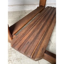 ANTICO PICCOLO BANCHETTO DA SCUOLA ASILO IN LEGNO EPOCA '900 CALAMAIO BANCO