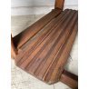 ANTICO PICCOLO BANCHETTO DA SCUOLA ASILO IN LEGNO EPOCA '900 CALAMAIO BANCO