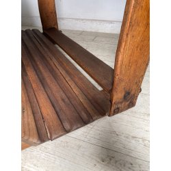 ANTICO PICCOLO BANCHETTO DA SCUOLA ASILO IN LEGNO EPOCA '900 CALAMAIO BANCO