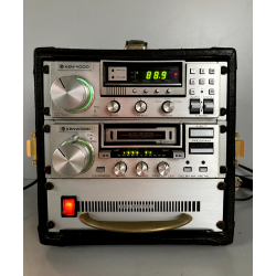 RARO IMPIANTO AUTORADIO COMPONENTI HiFi Kenwood HOME & CAR SYSTEM 4 VINTAGE '80s