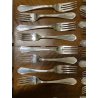 SERVIZIO POSATE 12 Pers. F.lli Calderoni MOD Impero METALLO ARGENTATO 100-30 '50