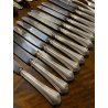 SERVIZIO POSATE 12 Pers. F.lli Calderoni MOD Impero METALLO ARGENTATO 100-30 '50