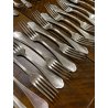 SERVIZIO POSATE 12 Pers. F.lli Calderoni MOD Impero METALLO ARGENTATO 100-30 '50