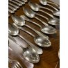 SERVIZIO POSATE 12 Pers. F.lli Calderoni MOD Impero METALLO ARGENTATO 100-30 '50