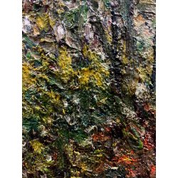 DIPINTO OLIO V. Quigliati La Marna in Autunno PAESAGGIO POST-IMPRESSIONISTA '900
