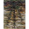 DIPINTO OLIO V. Quigliati La Marna in Autunno PAESAGGIO POST-IMPRESSIONISTA '900