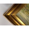 DIPINTO OLIO V. Quigliati La Marna in Autunno PAESAGGIO POST-IMPRESSIONISTA '900
