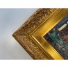 DIPINTO OLIO Verdiano Quigliati "Rue de Lap" VEDUTA PARIGI DIVISIONISTA '70