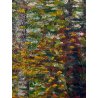 DIPINTO OLIO V. Quigliati VIGEZZO "Sottobosco in Autunno" POSTIMPRESSIONISTA '85
