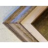 ANTICO DIPINTO OLIO Telesforo Franchino "Quiete" PAESAGGIO CAMPAGNA FIGURE