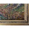 DIPINTO OLIO Verdiano Quigliati VIGEZZO "Autunno Sottobosco" POST-IMPRESSIONISTA