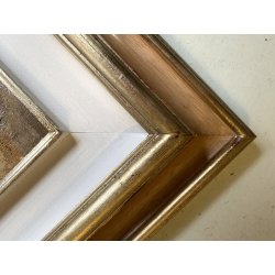 DIPINTO OLIO Guido GNOCCHI Da Cedrate PAESAGGIO RURALE CORTILE RUSTICO LOMBARDO