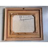 QUADRO DIPINTO OLIO TELA E. Sommi BLU IPERCROMATISMO ASTRATTO PAESAGGIO '900