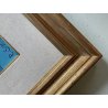 QUADRO DIPINTO OLIO TELA E. Sommi BLU IPERCROMATISMO ASTRATTO PAESAGGIO '900