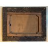 GRANDE ANTICO DIPINTO OLIO TACCHINI CORTILE STILE BAROCCO SETTECENTO LOMBARDO