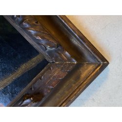 GRANDE ANTICO DIPINTO OLIO TACCHINI CORTILE STILE BAROCCO SETTECENTO LOMBARDO