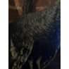 GRANDE ANTICO DIPINTO OLIO TACCHINI CORTILE STILE BAROCCO SETTECENTO LOMBARDO