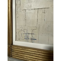 QUADRO DIPINTO ASTRATTO Guy Dessapt PAESAGGIO PORTO Nizza POSTIMPRESSIONISMO 900
