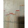 QUADRO DIPINTO ASTRATTO Guy Dessapt PAESAGGIO PORTO Nizza POSTIMPRESSIONISMO 900